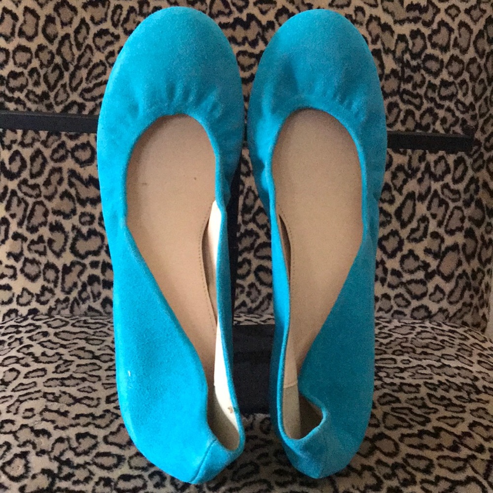 JCrew suede ballet flats